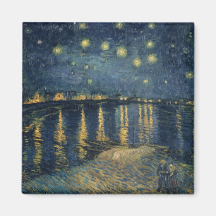 Vincent van Gogh   Starry Night Over the Rhone Magnet