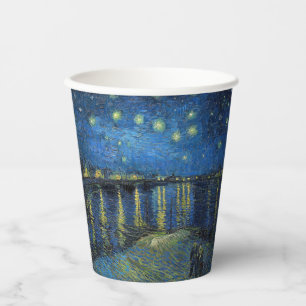 Vincent van Gogh - Starry Night Over the Rhone Paper Cups