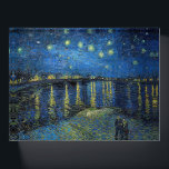 Vincent van Gogh - Starry Night Over the Rhone Paperweight<br><div class="desc">Starry Night Over the Rhone / Nuit etoilee sur le Rhone - Vincent van Gogh,  Oil on Canvas,  1888,  Arles</div>