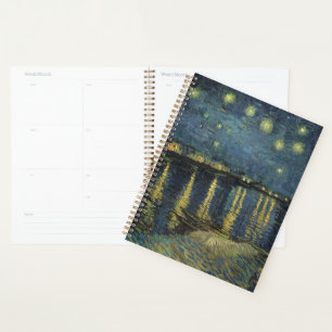 Vincent van Gogh Starry Night Over the Rhone Planner