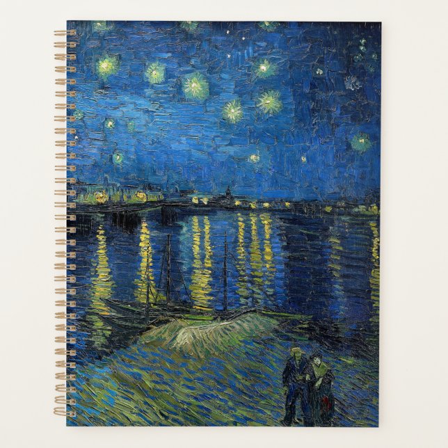 Vincent van Gogh - Starry Night Over the Rhone Planner (Front)