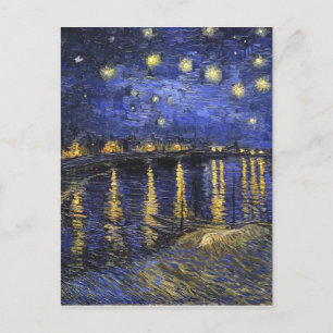Vincent Van Gogh Starry Night Over The Rhone Postcard
