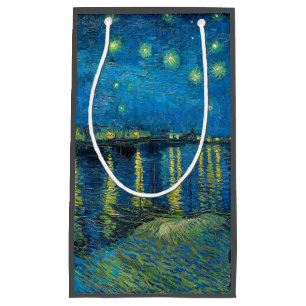 Vincent Van Gogh Starry Night Over the Rhone Small Gift Bag