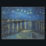Vincent van Gogh - Starry Night Over the Rhone Tissue Paper<br><div class="desc">Starry Night Over the Rhone / Nuit etoilee sur le Rhone - Vincent van Gogh,  Oil on Canvas,  1888,  Arles</div>