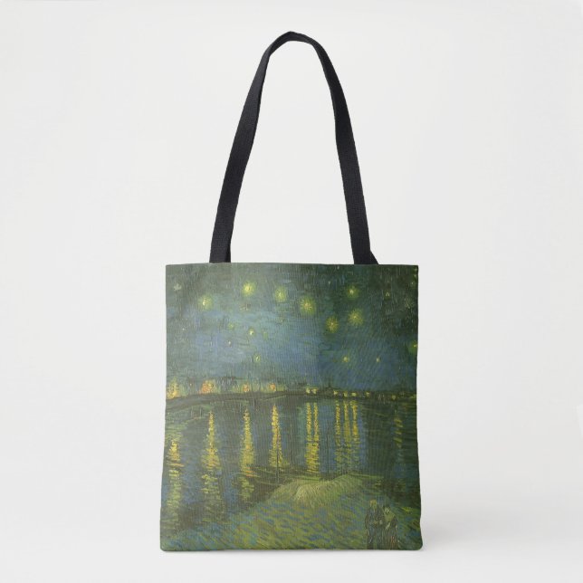 Vincent van Gogh - Starry Night Over the Rhone Tote Bag (Front)