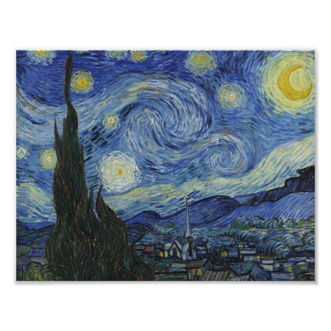 Vincent van Gogh - Starry Night Photo Print (Front)
