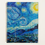 Vincent van Gogh, Starry Night Planner<br><div class="desc">Starry Night,  famous painting by Vincent van Gogh</div>