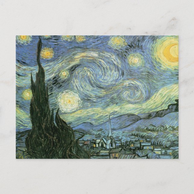 Vincent Van Gogh - Starry Night Postcard (Front)