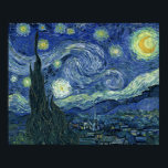 Vincent van Gogh Starry Night Poster<br><div class="desc">a slightly modified Vincent van Gogh</div>