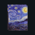Vincent Van Gogh Starry Night Scrapbook Paper<br><div class="desc">Vincent Van Gogh Starry Night Vintage Fine Art Scrapbook Paper</div>