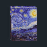 Vincent Van Gogh Starry Night Scrapbook Paper<br><div class="desc">Vincent Van Gogh Starry Night Vintage Fine Art Scrapbook Paper</div>