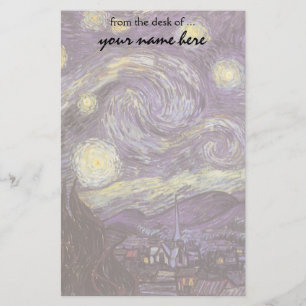 Vincent van Gogh - Starry Night Stationery