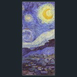 Vincent Van Gogh Starry Night Vintage Fine Art<br><div class="desc">Vincent van Gogh Starry Night Fine Art Painting Starry Night is a painting by Dutch post-impressionist artist Vincent van Gogh. The blue night sky is filled with swirling clouds, stars, and a bright crescent moon. The Starry Night is the only nocturne in the series of views from his bedroom window....</div>