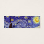 Vincent Van Gogh Starry Night Vintage Fine Art<br><div class="desc">Vincent van Gogh Starry Night Fine Art Painting Starry Night is a painting by Dutch post-impressionist artist Vincent van Gogh. The blue night sky is filled with swirling clouds, stars, and a bright crescent moon. The Starry Night is the only nocturne in the series of views from his bedroom window....</div>