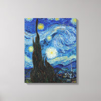 Vincent Van Gogh Starry Night Vintage Fine Art