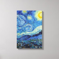 Vincent Van Gogh Starry Night Vintage Fine Art