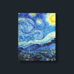Vincent Van Gogh Starry Night Vintage Fine Art Canvas Print<br><div class="desc">Vincent Van Gogh Starry Night Vintage Fine Art Canvas Print</div>