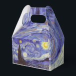 Vincent Van Gogh Starry Night Vintage Fine Art Favour Box<br><div class="desc">Vincent van Gogh Starry Night Fine Art Painting Starry Night is a painting by Dutch post-impressionist artist Vincent van Gogh. The blue night sky is filled with swirling clouds, stars, and a bright crescent moon. The Starry Night is the only nocturne in the series of views from his bedroom window....</div>