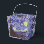Vincent Van Gogh Starry Night Vintage Fine Art Favour Box<br><div class="desc">Vincent van Gogh Starry Night Fine Art Painting Starry Night is a painting by Dutch post-impressionist artist Vincent van Gogh. The blue night sky is filled with swirling clouds, stars, and a bright crescent moon. The Starry Night is the only nocturne in the series of views from his bedroom window....</div>