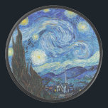 Vincent Van Gogh Starry Night Vintage Fine Art Hockey Puck<br><div class="desc">Vincent Van Gogh Starry Night Vintage Fine Art Hockey Puck</div>