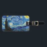 Vincent Van Gogh Starry Night Vintage Fine Art Luggage Tag<br><div class="desc">Vincent Van Gogh Starry Night Vintage Fine Art Luggage Tag</div>