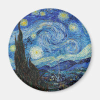 Vincent Van Gogh Starry Night Vintage Fine Art