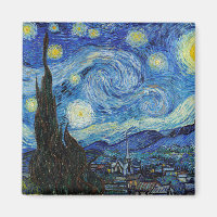 Vincent Van Gogh Starry Night Vintage Fine Art