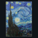 Vincent Van Gogh Starry Night Vintage Fine Art Notebook<br><div class="desc">Vincent Van Gogh Starry Night Vintage Fine Art Notebook</div>