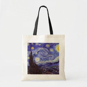 Vincent Van Gogh Starry Night Vintage Fine Art Tote Bag