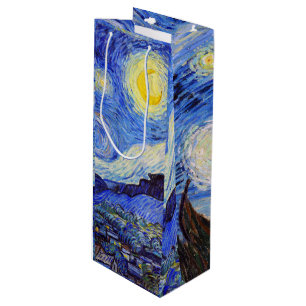 Vincent van Gogh," Starry night" Wine Gift Bag
