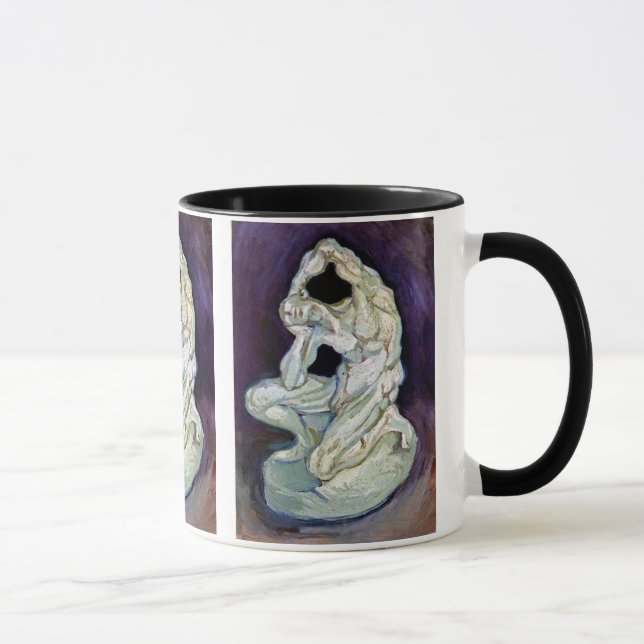 Vincent Van Gogh - Statuette Of A Kneeling Man Mug (Right)