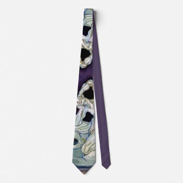 Vincent Van Gogh - Statuette Of A Kneeling Man Tie (Front)