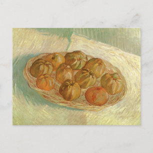 Vincent van Gogh - Still Life Basket of Apples Postcard