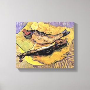 Vincent Van Gogh - Still Life Bloaters Fine Art Canvas Print