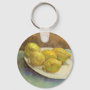 Vincent van Gogh - Still Life Lemons on a Plate Key Ring