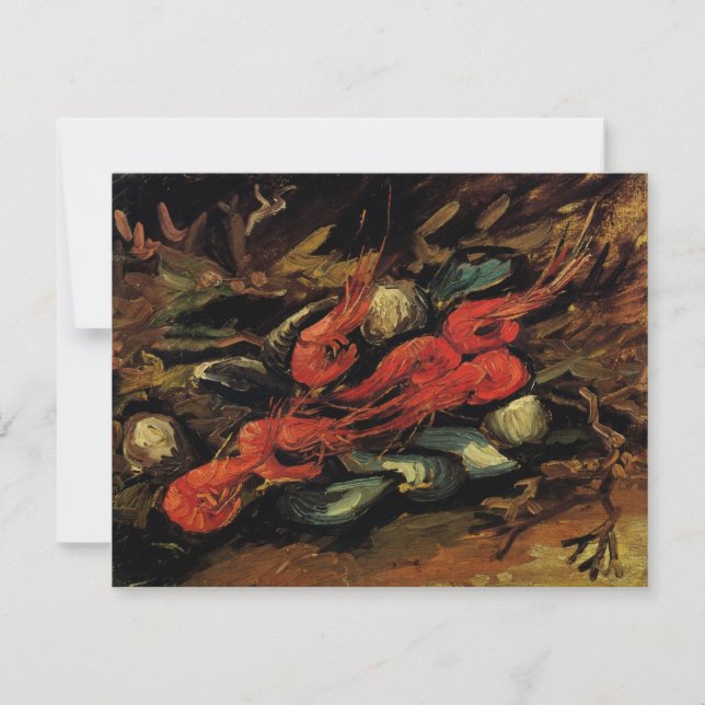 Vincent van Gogh - Still Life Mussels and Shrimp (Front)