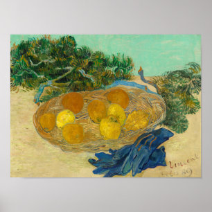 Vincent Van Gogh   Still Life of Oranges and Lemon Poster