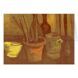 Vincent van Gogh - Still Life Paintbrushes in Pot
