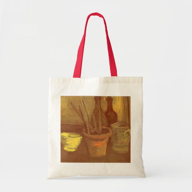 Vincent van Gogh - Still Life Paintbrushes in Pot Tote Bag (Front)