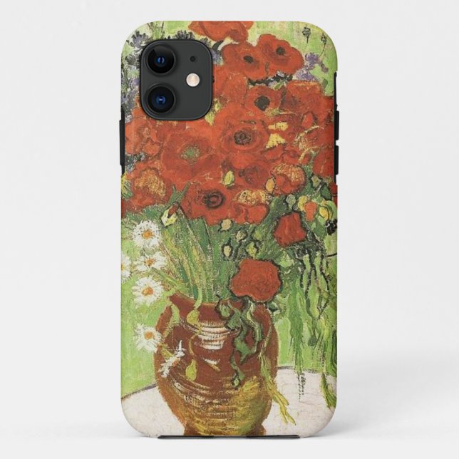Vincent van Gogh, Still life - Red poppies... Case-Mate iPhone Case (Back)