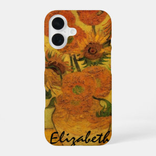Vincent van Gogh Still Life Vase w 15 Sunflowers iPhone 16 Case