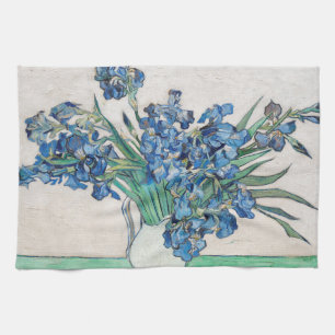 Vincent van Gogh - Still Life: Vase with Irises Tea Towel