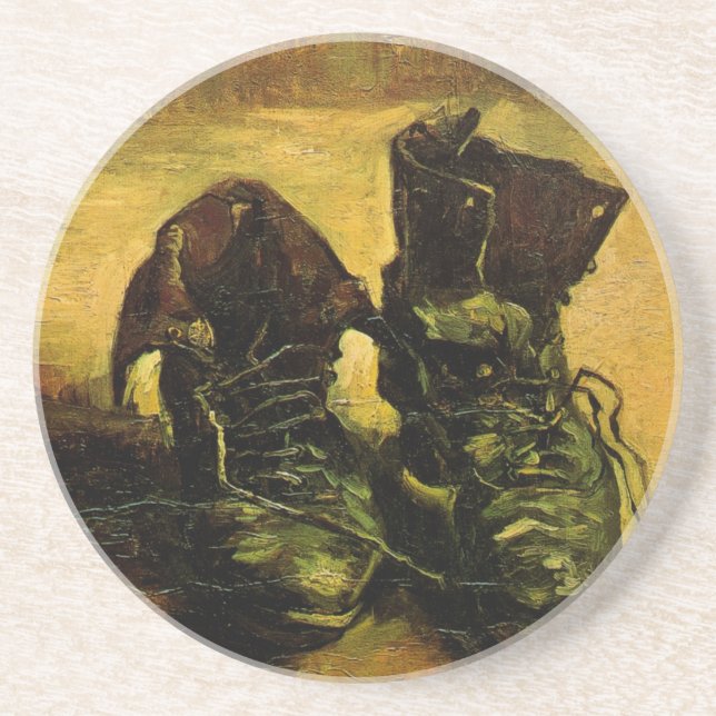 Vincent van Gogh - Still Life with a Pair of Shoes Coaster (Front)