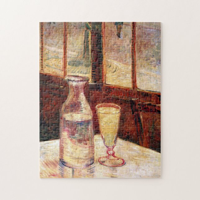 Vincent Van Gogh - Still Life with Absinthe Jigsaw Puzzle (Vertical)