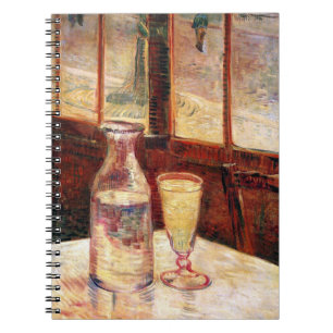 Vincent Van Gogh - Still Life with Absinthe Spiral Notebook