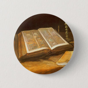 Vincent van Gogh - Still Life with Bible 6 Cm Round Badge