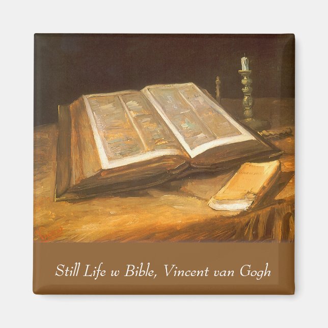 Vincent van Gogh - Still Life with Bible Magnet (Front)