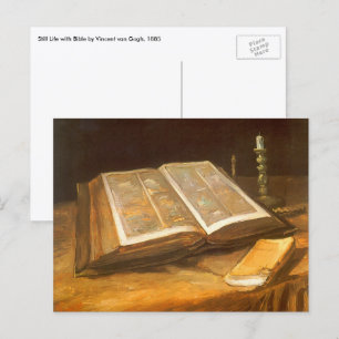 Vincent van Gogh - Still Life with Bible Postcard