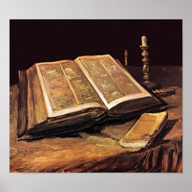 Vincent Van Gogh - Still Life With Bible Poster (Front)