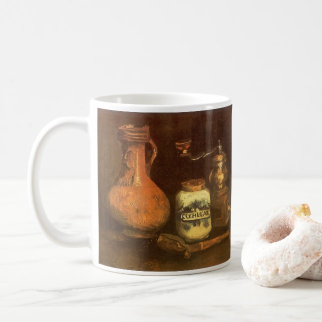 Vincent van Gogh - Still Life with Coffee Mill Mug (With Donut)